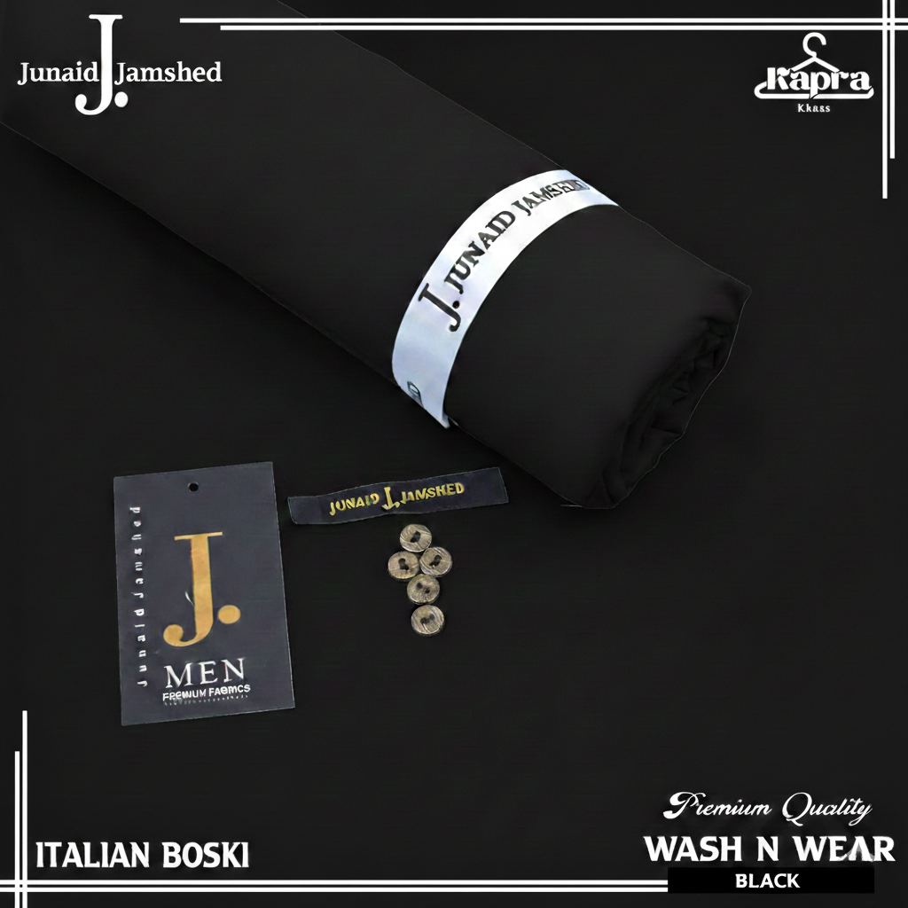 J. Junaid Jamshed Inspired Italian Boski Fabric – Royal Luxury for Men 👔🇮🇹