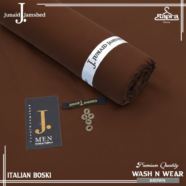 J. Junaid Jamshed Inspired Italian Boski Fabric – Royal Luxury for Men 👔🇮🇹
