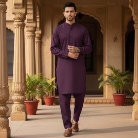 J. Junaid Jamshed Inspired Italian Boski Fabric – Royal Luxury for Men 👔🇮🇹