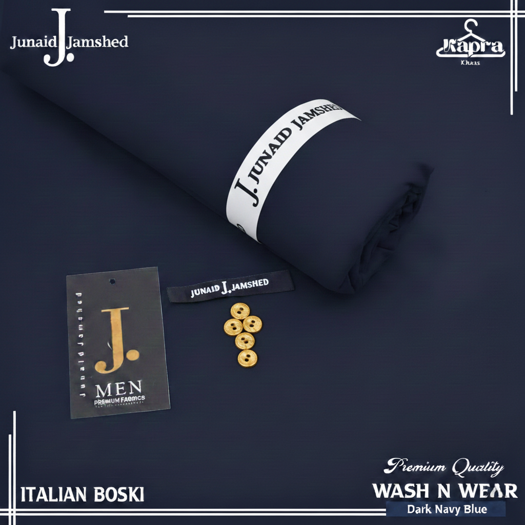 J. Junaid Jamshed Inspired Italian Boski Fabric – Royal Luxury for Men 👔🇮🇹