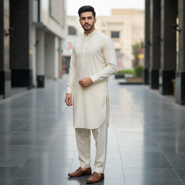 Junaid Jamshed Inspired Unstitched Wash & Wear for Men – All Season Fabric 🌈